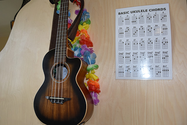 Ukulele im Ele-Raum