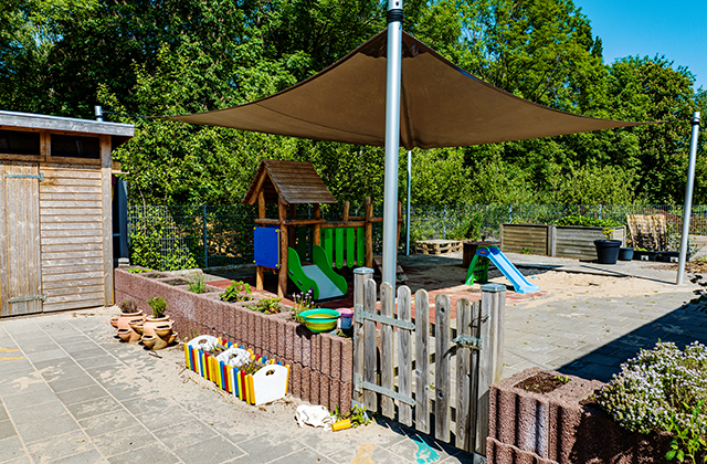 Blick vom Ele- in den Krippengarten